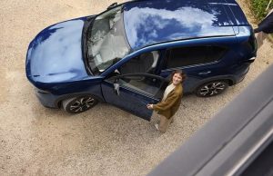 2026 Mazda CX-5 exterior in Navy Blue Mica