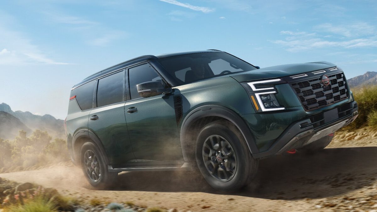 2026 Nissan Armada PRO-4X off-road front view