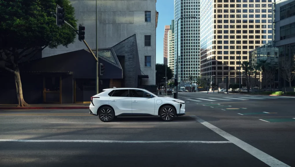 2026-toyota-bz-recall-1 2026 Toyota bZ exterior during city driving
