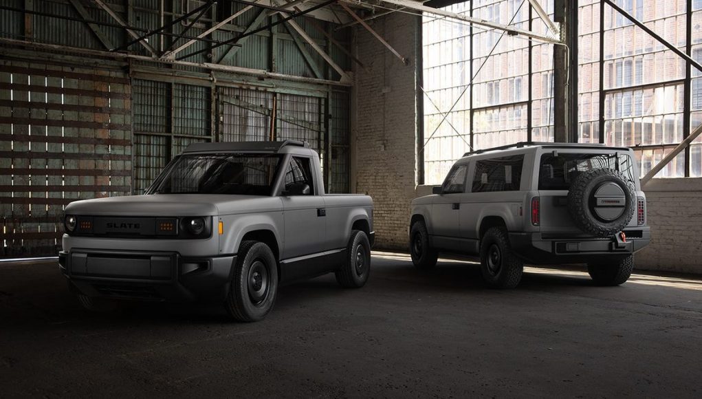 2027 Slate Truck compact EV pickup and SUV kit