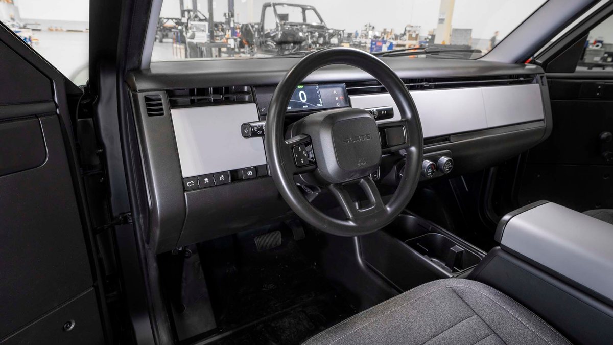 Slate Truck minimalist interior