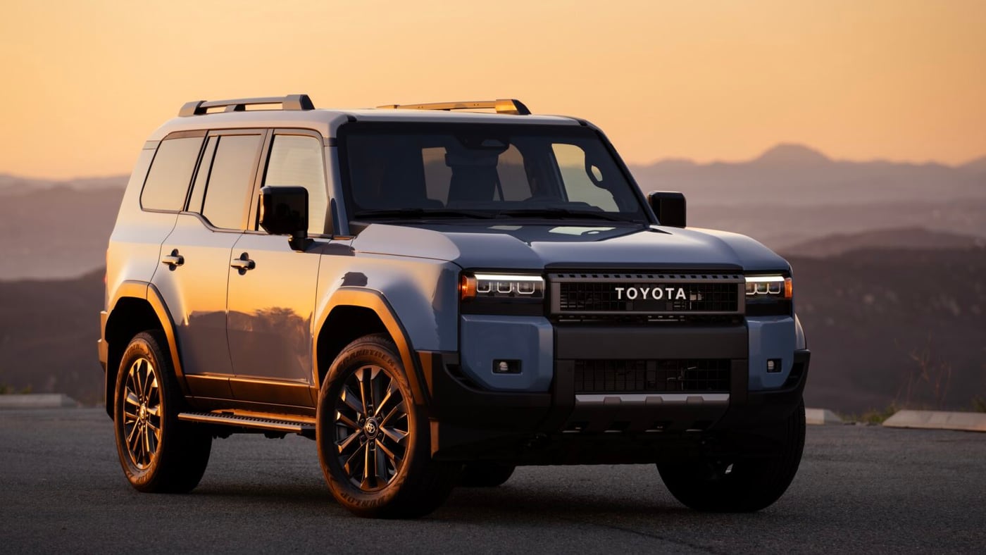 2027 Toyota Land Cruiser Heritage Blue exterior