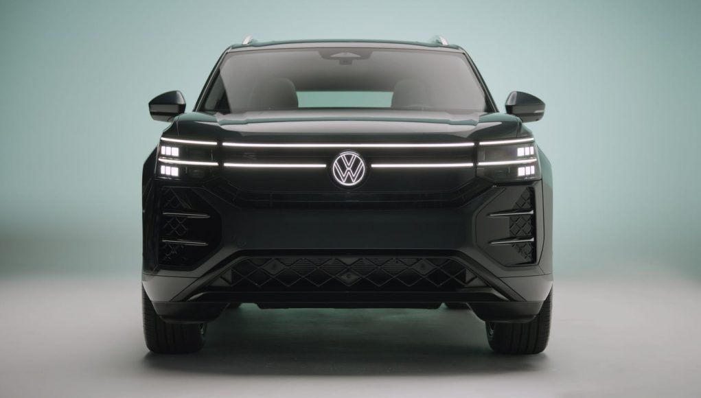 2027 Volkswagen Atlas front three-quarter view