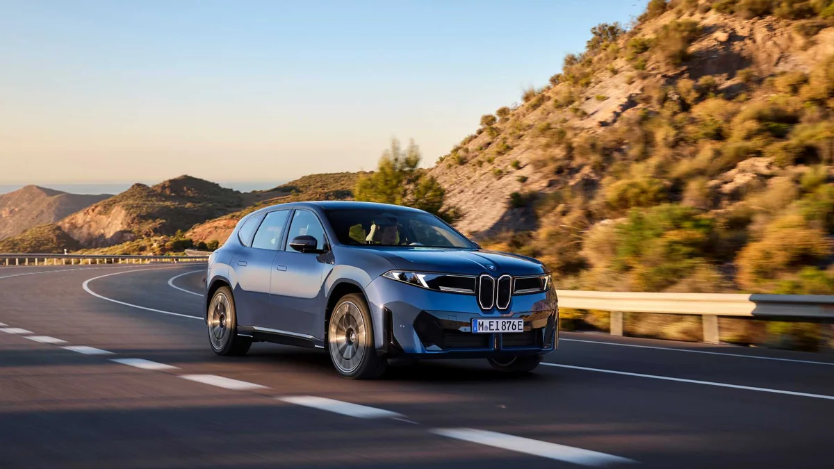 BMW iX3 Neue Klasse rear three quarter view
