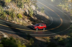 Honda Pilot SUV on a winding road
