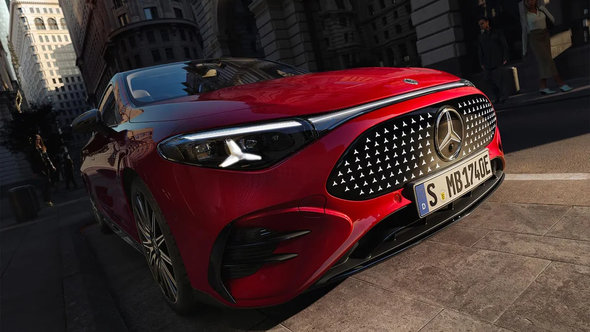 Mercedes-Benz CLA Electric front design detail