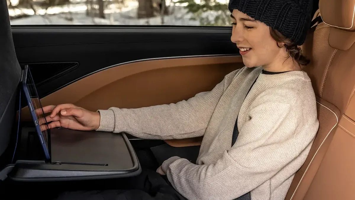 Lucid Gravity cabin and cargo space for EV deal check