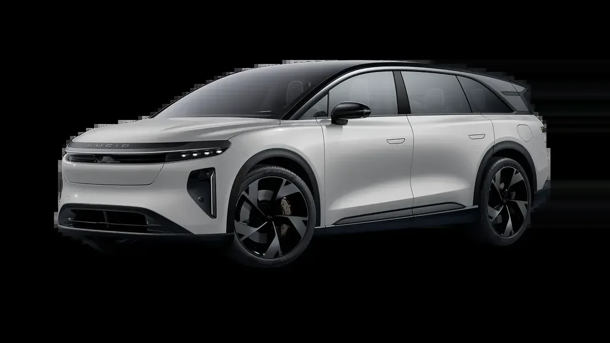 Lucid Gravity Touring shown on Lucid current offers page