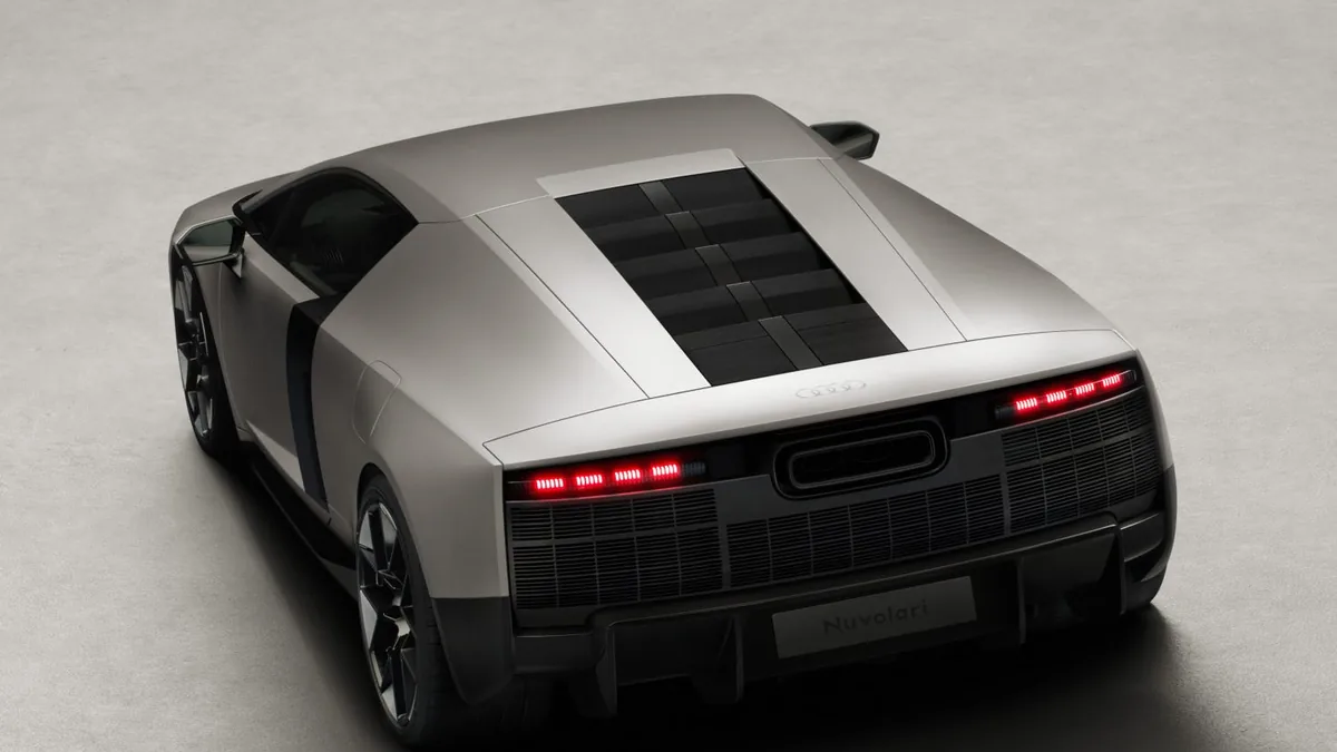 2027 Audi Nuvolari hybrid supercar exterior