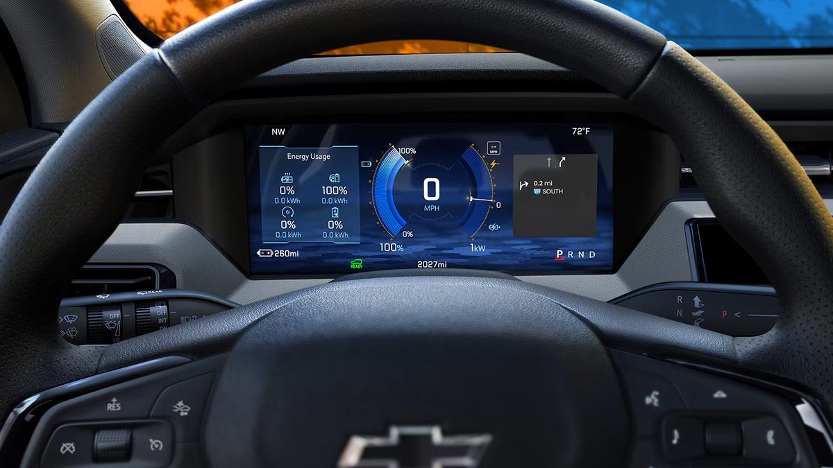 2027 Chevrolet Bolt interior screens