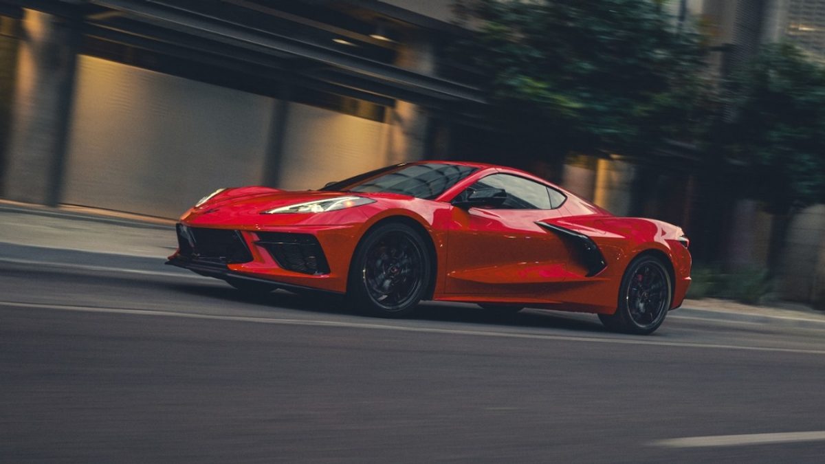 2027 Chevrolet Corvette Stingray front view