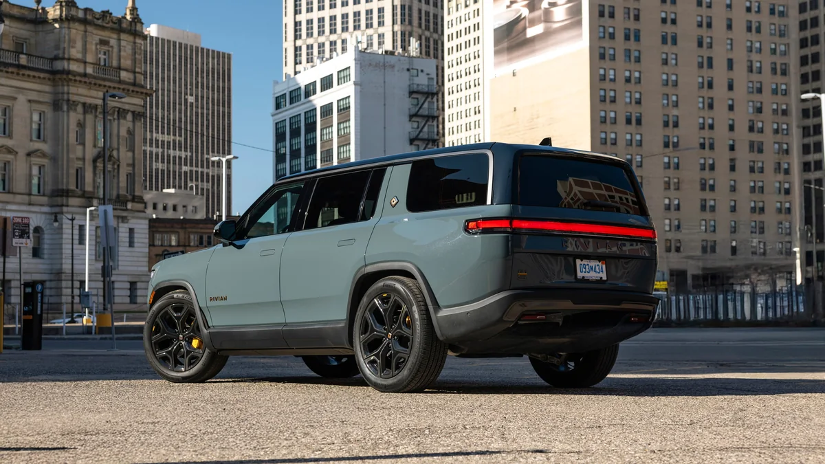 Electric vehicle with flush exterior door handles
