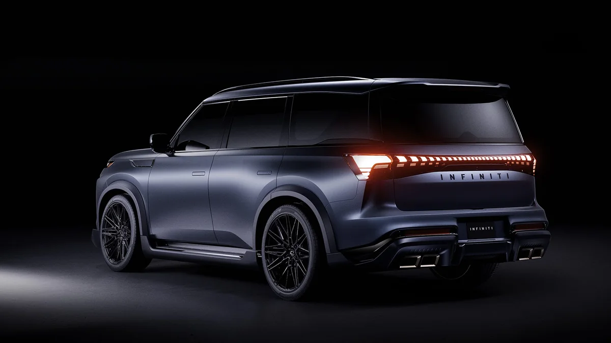 Infiniti QX80 Track Spec concept shown from the front