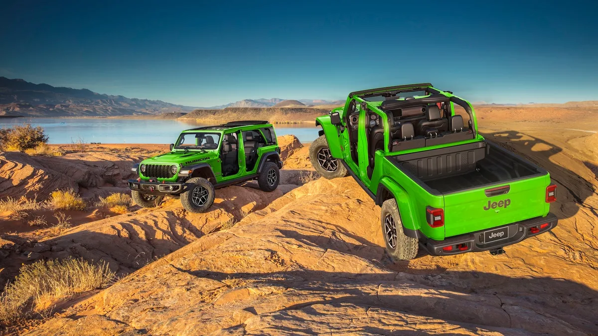 Jeep Gladiator and Wrangler models named in the fire-risk recall