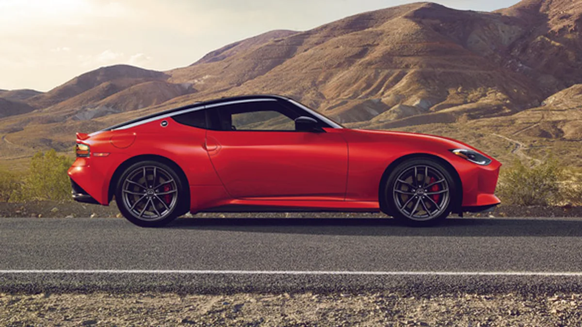 2027 Nissan Z red side profile