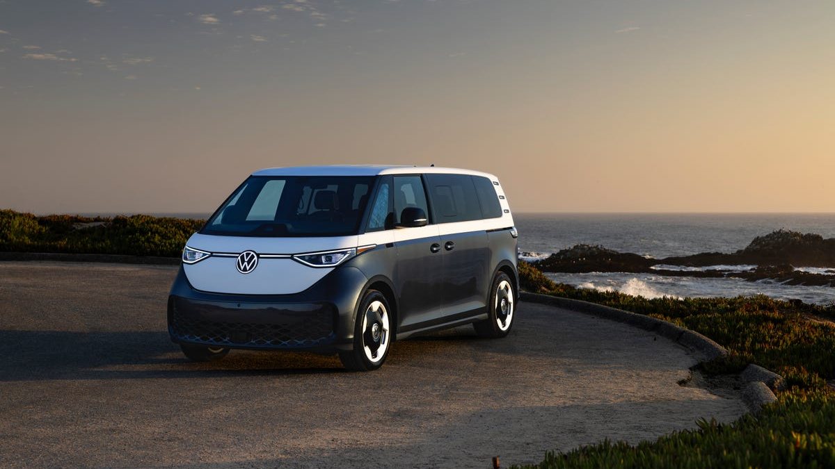 2027 Volkswagen ID Buzz exterior by the coast