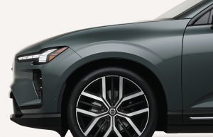 2027 Volvo EX60 front exterior detail