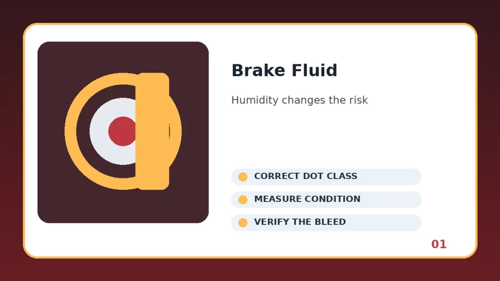 Brake Fluid in Tropical Heat: When a Flush Is Actually Due
