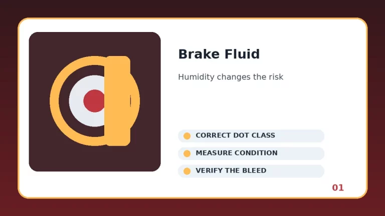 Brake Fluid in Tropical Heat: When a Flush Is Actually Due